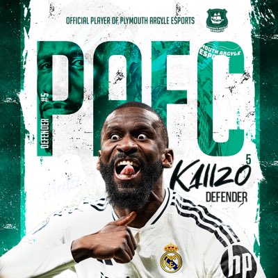 OfficialKaiizo (@officialkaiizo) on Twitter photo Over the moon to sign for <a href="/ArgyleEsports/">Plymouth Argyle Esports</a>
Time to win trophies ๐
<a href="/OfficialVPG/">Virtual Pro Gaming</a> <a href="/VPGUK/">VPG UK Leagues</a> <a href="/VPGEurope/">Virtual Pro Gaming | Europe</a>
#UTPA #VPG Over the moon to sign for <a href="/ArgyleEsports/">Plymouth Argyle Esports</a>
Time to win trophies ๐
<a href="/OfficialVPG/">Virtual Pro Gaming</a> <a href="/VPGUK/">VPG UK Leagues</a> <a href="/VPGEurope/">Virtual Pro Gaming | Europe</a>
#UTPA #VPG