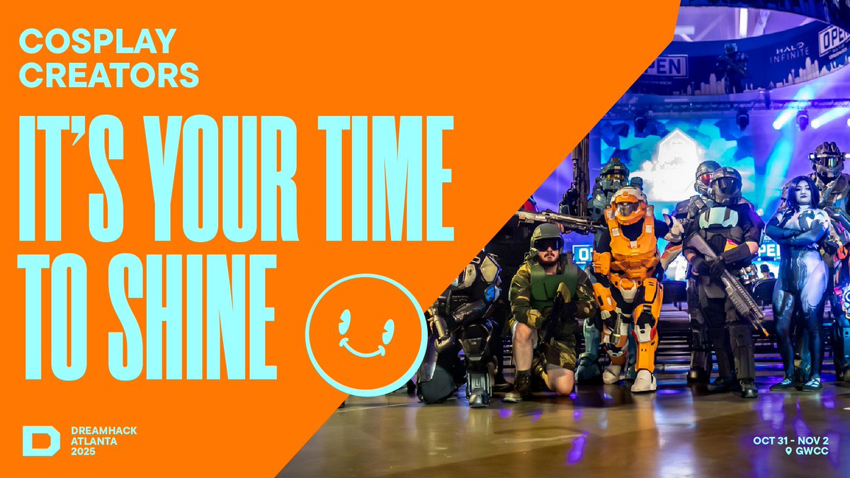 Cosplayers! Want a free ticket to #DreamHack Atlanta?

We 🧡 cosplay, which is why we’re launching our new Cosplay Creator Program just for you!

As a Cosplay Creator, you’ll get a free ticket to #DHAtlanta and access to our Creator Lounge where you can meet with other creators