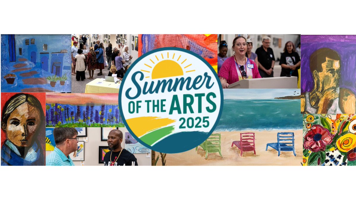 Join Pathway Homes for our 12th Annual #SummerOfTheArts gallery reception! July 16 from 5-7 PM. Meet the artists! 🧑🏽‍🎨👩🏼‍🎨 ow.ly/x5vz50Wn7sy 
 #LocalArtists #CommunityArt #MentalHealthMatters #ArtHeals #CreativeJourney #SupportLocalArtists