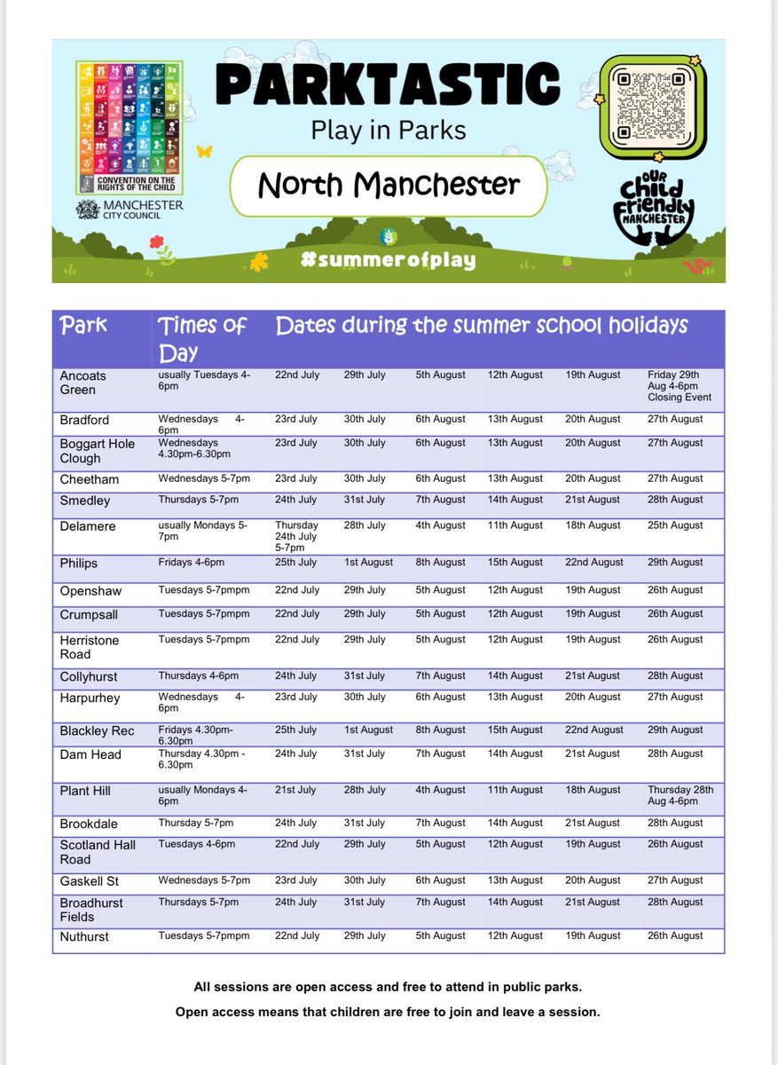 Thomas F. Robinson (@tomfredrob) on Twitter photo 🔈As we move towards the six weeks holidays Cllrs <a href="/SeanMcHale9/">Sean McHale</a>, <a href="/donnaludford/">Donna Ludford</a> and myself welcome <a href="/ManCityCouncil/">Manchester City Council</a>’s Parktastic coming to Phillip’s, Delamere & Openshaw Parks this summer!
Details and times are all below and all events are free for the whole family to attend! 🐝 🔈As we move towards the six weeks holidays Cllrs <a href="/SeanMcHale9/">Sean McHale</a>, <a href="/donnaludford/">Donna Ludford</a> and myself welcome <a href="/ManCityCouncil/">Manchester City Council</a>’s Parktastic coming to Phillip’s, Delamere & Openshaw Parks this summer!
Details and times are all below and all events are free for the whole family to attend! 🐝