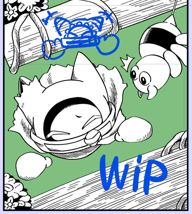 思いのほか描けてて自分でもびっくりしてる 