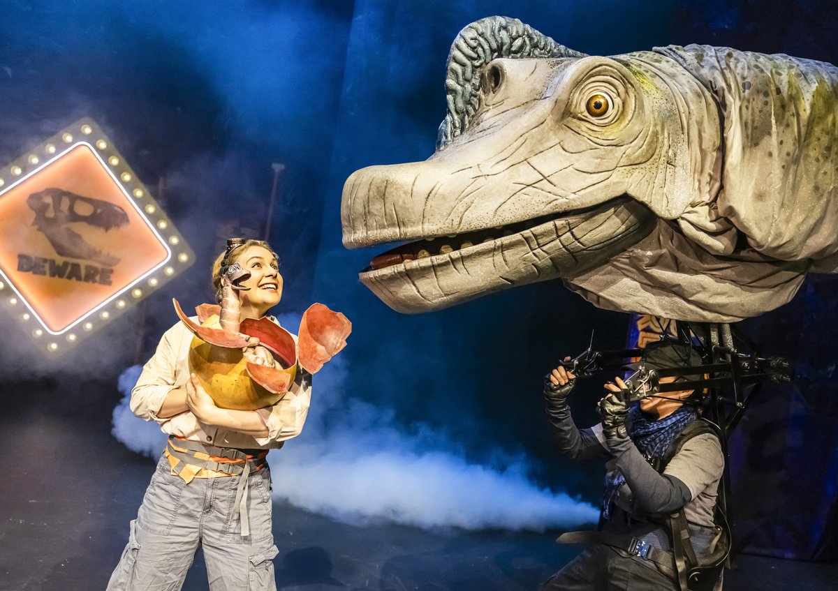 Dinosaur World Live production photos! 🤩 

Did you know with your ticket you get a special meet and greet with the dinosaurs after the show? 🦖 

Meet the Dinosaurs by booking your ticket - atgtix.co/3ZZXBKq