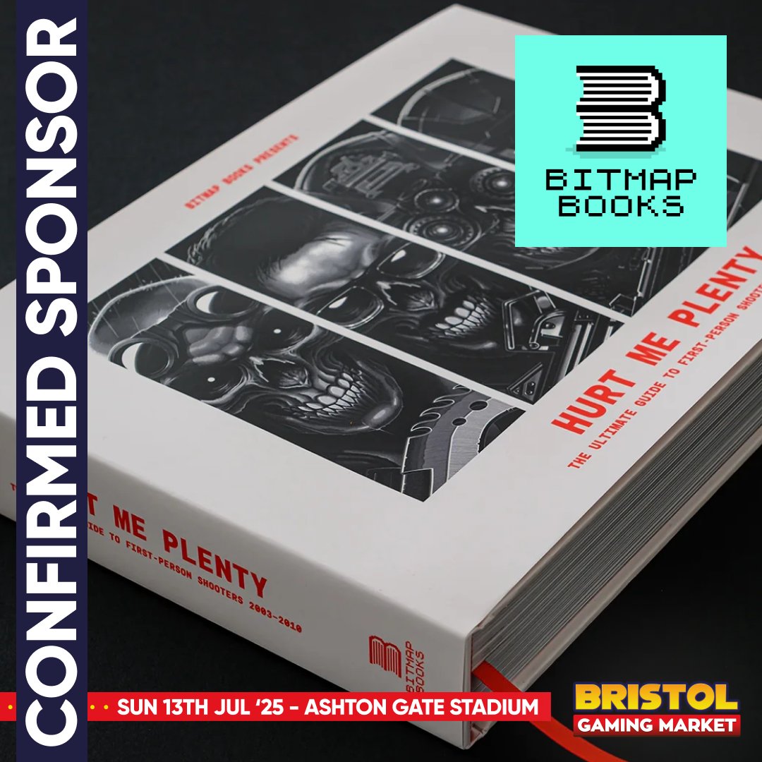 TheVGMarket's tweet image. 📚 @bitmap_books are coming to Bristol this Sunday! 🎉

Come meet the team &amp;amp; check out their full library, from books on pixel art to retro consoles – including new titles like The Games of a Lifetime &amp;amp; Hurt Me Plenty. Beautiful books, lovely people! 📖💥

#BristolGamingMarket
