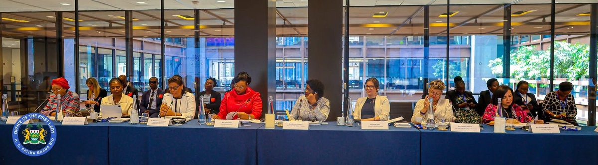 OAFLAD's tweet image. 🇺🇸 #NewYork – On Tuesday, July 8, 2025, OAFLAD First Ladies, including H.E. Mrs. Fatima Maada Bio (President of OAFLAD), H.E. Dr. Ana Dias Lourenço (Vice-President), and Their Excellencies the First Ladies of Malawi🇲🇼, Nigeria🇳🇬 , and Mozambique🇲🇿 , joined global peers for the…