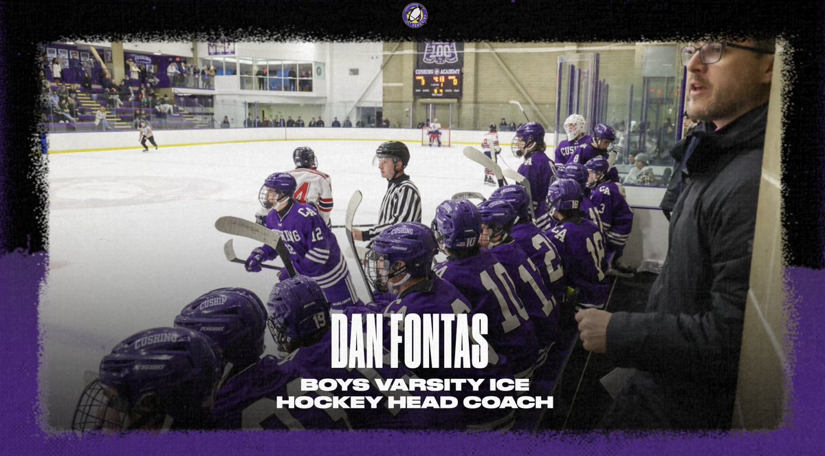Boys' Hockey | Cushing Academy (@cushingbhockey) on Twitter photo 🚨We are so excited to announce that Dan Fontas ‘98 has been hired as our new head coach. Dan won a NEPSAC championship as a player at Cushing and went on to a strong career with <a href="/RiverHawkHockey/">UMass Lowell Hockey</a> in Hockey East. For the last 20 years Dan has been a dedicated coach #RollPens 🐧 🚨We are so excited to announce that Dan Fontas ‘98 has been hired as our new head coach. Dan won a NEPSAC championship as a player at Cushing and went on to a strong career with <a href="/RiverHawkHockey/">UMass Lowell Hockey</a> in Hockey East. For the last 20 years Dan has been a dedicated coach #RollPens 🐧
