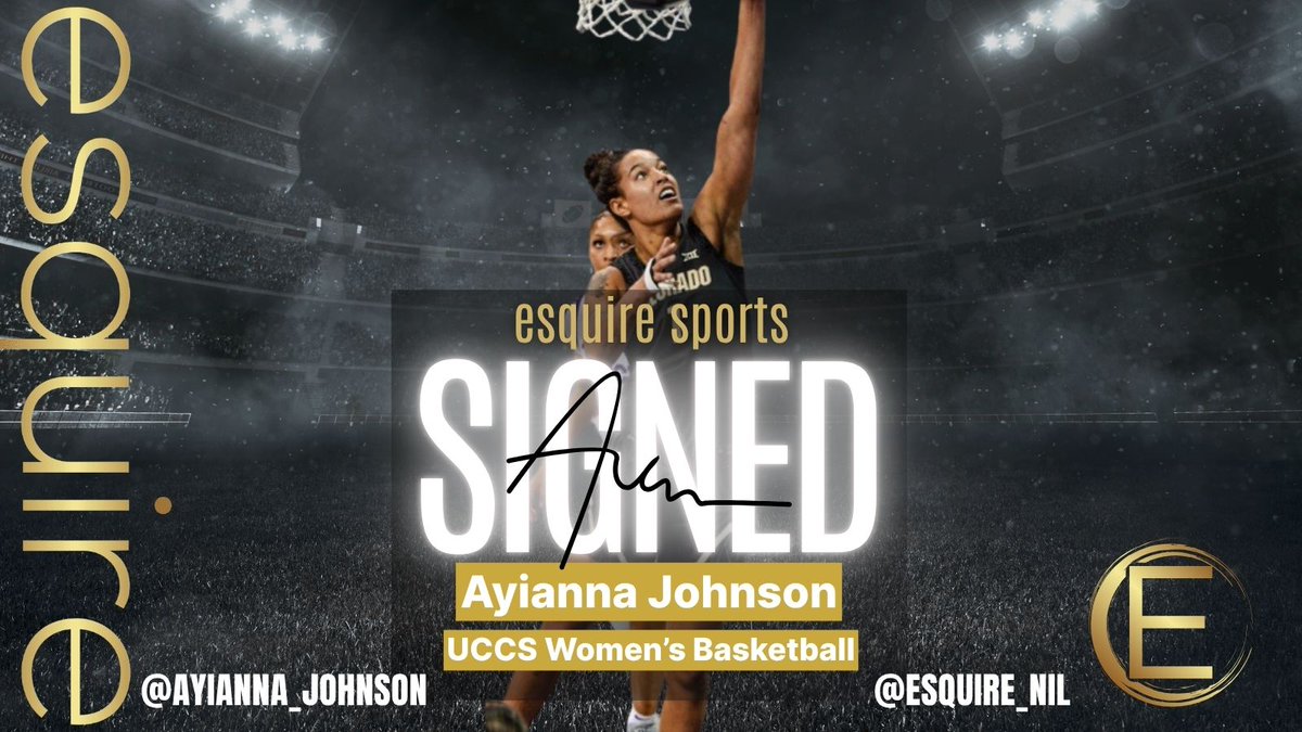 Clay Barnett (@esquire_nil) on Twitter photo Proud to welcome Ayianna Johnson from <a href="/UCCS/">UCCS</a> Women’s Basketball to the Esquire Sports family. Ayianna’s strength, focus, and leadership make her a force on and off the court. We’re here to make sure her NIL journey is built to last.
#NIL <a href="/GoMountainLions/">UCCS Athletics</a> <a href="/AyiannaJohnson/">Ayianna Johnson</a> <a href="/UCCSWBB/">UCCS Women’s Basketball</a> Proud to welcome Ayianna Johnson from <a href="/UCCS/">UCCS</a> Women’s Basketball to the Esquire Sports family. Ayianna’s strength, focus, and leadership make her a force on and off the court. We’re here to make sure her NIL journey is built to last.
#NIL <a href="/GoMountainLions/">UCCS Athletics</a> <a href="/AyiannaJohnson/">Ayianna Johnson</a> <a href="/UCCSWBB/">UCCS Women’s Basketball</a>