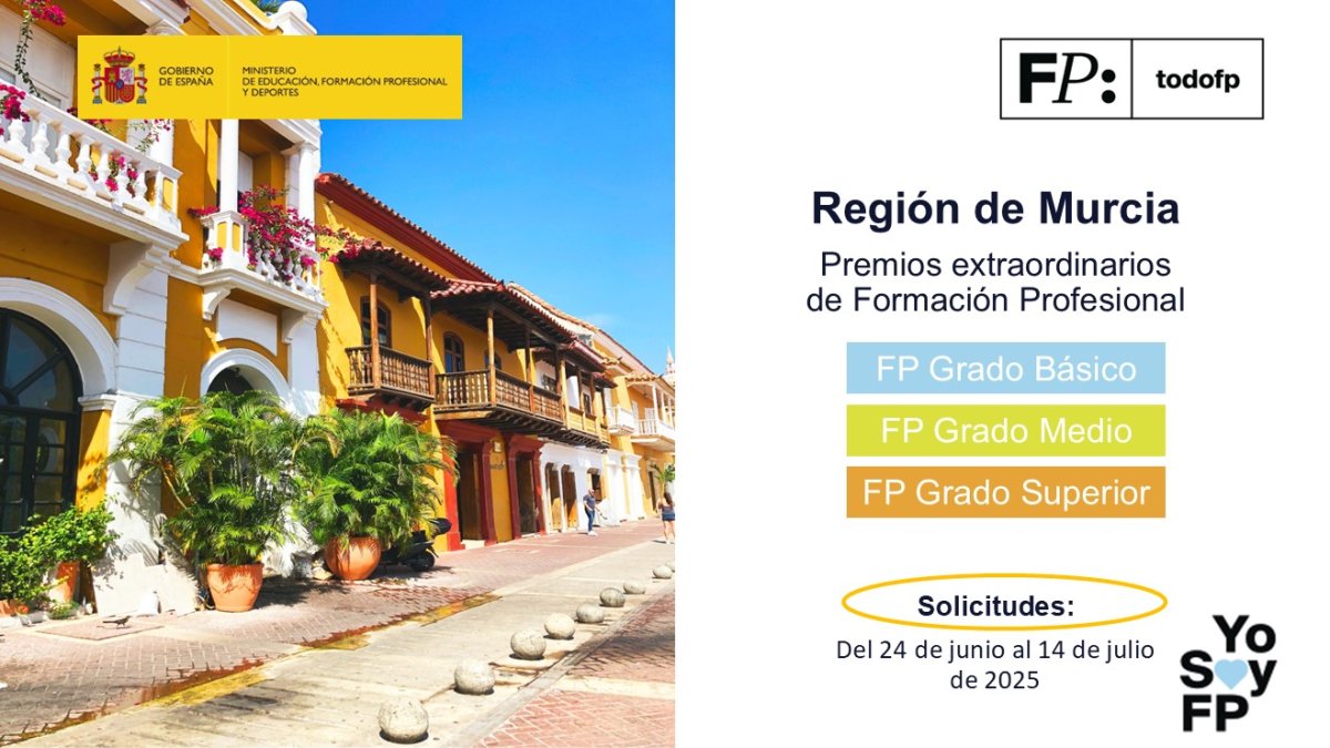 📢 #Murcia. Abierta la convocatoria del curso académico 2024 – 2025.  #TodoFP #YoSoyFP
🔴 Inscripciones: Del 24 de junio al 14 de julio de 2025
🔎 borm.es/#/home/anuncio…