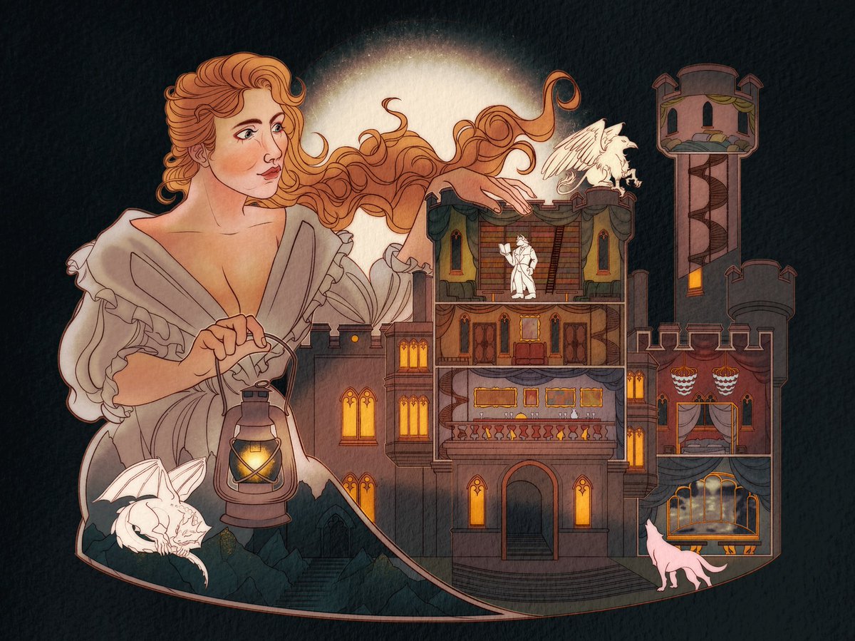 Peek inside the castle 🏰 [commission]