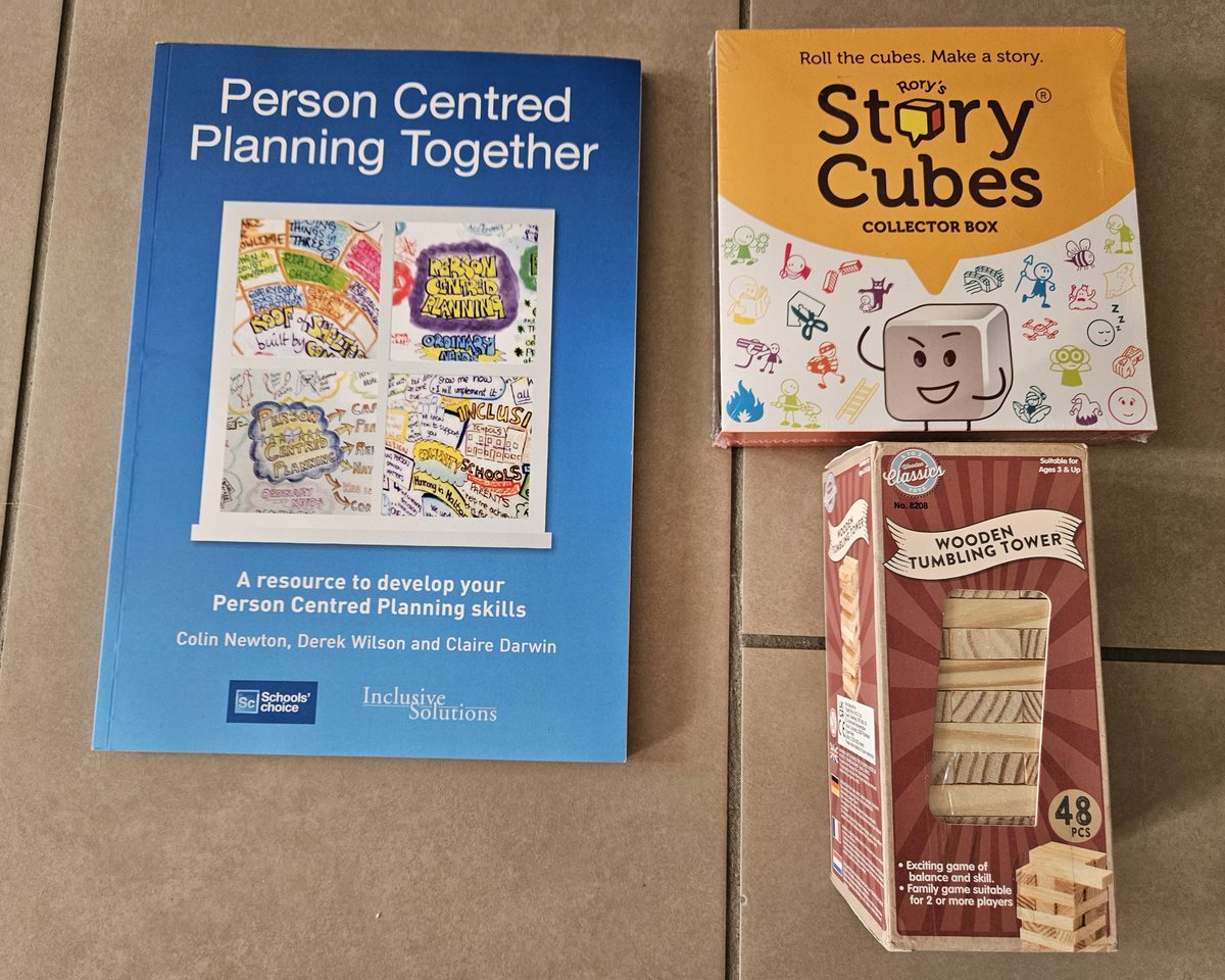 Dr Keith Houghton (@ephoughton) on Twitter photo Some new reading and toys to get through and use 👌
Thank you <a href="/IncSols/">Inclusive Solutions</a>
#TwitterEPS #PersonCentred #StoryCubes #Jenga Some new reading and toys to get through and use 👌
Thank you <a href="/IncSols/">Inclusive Solutions</a>
#TwitterEPS #PersonCentred #StoryCubes #Jenga