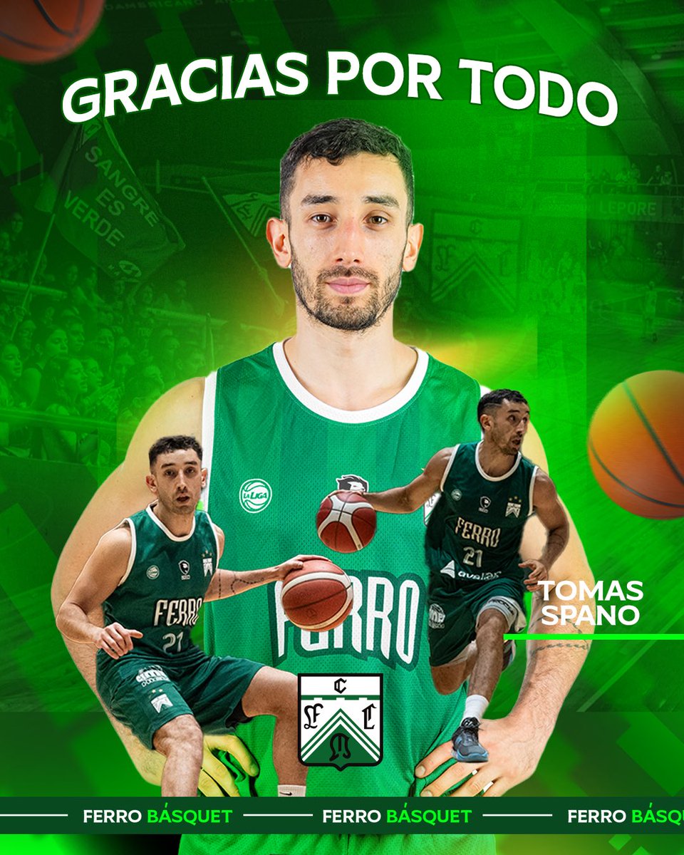🥺 GRACIAS POR TODO, TOTO

👋🏼 Luego de 9 temporadas en la institución nos toca despedirnos de un jugador de la casa

💚 ¡Muchos éxitos en lo que viene, Toto, siempre serás bienvenido en Caballito!