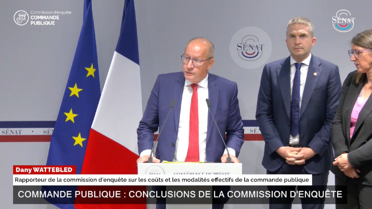 Les Indépendants Sénat (@indep_senat) on Twitter photo Commande publique : conclusions de la commission d'enquête lancée à l'initiative de notre Groupe.
📊 La commande publique irrigue l’économie française. On estime ces dépenses à environ 170 milliards d’euros par an.
🗣️ <a href="/DanyWattebled/">Dany Wattebled</a>, Rapporteur : "La commission d'enquête a Commande publique : conclusions de la commission d'enquête lancée à l'initiative de notre Groupe.
📊 La commande publique irrigue l’économie française. On estime ces dépenses à environ 170 milliards d’euros par an.
🗣️ <a href="/DanyWattebled/">Dany Wattebled</a>, Rapporteur : "La commission d'enquête a