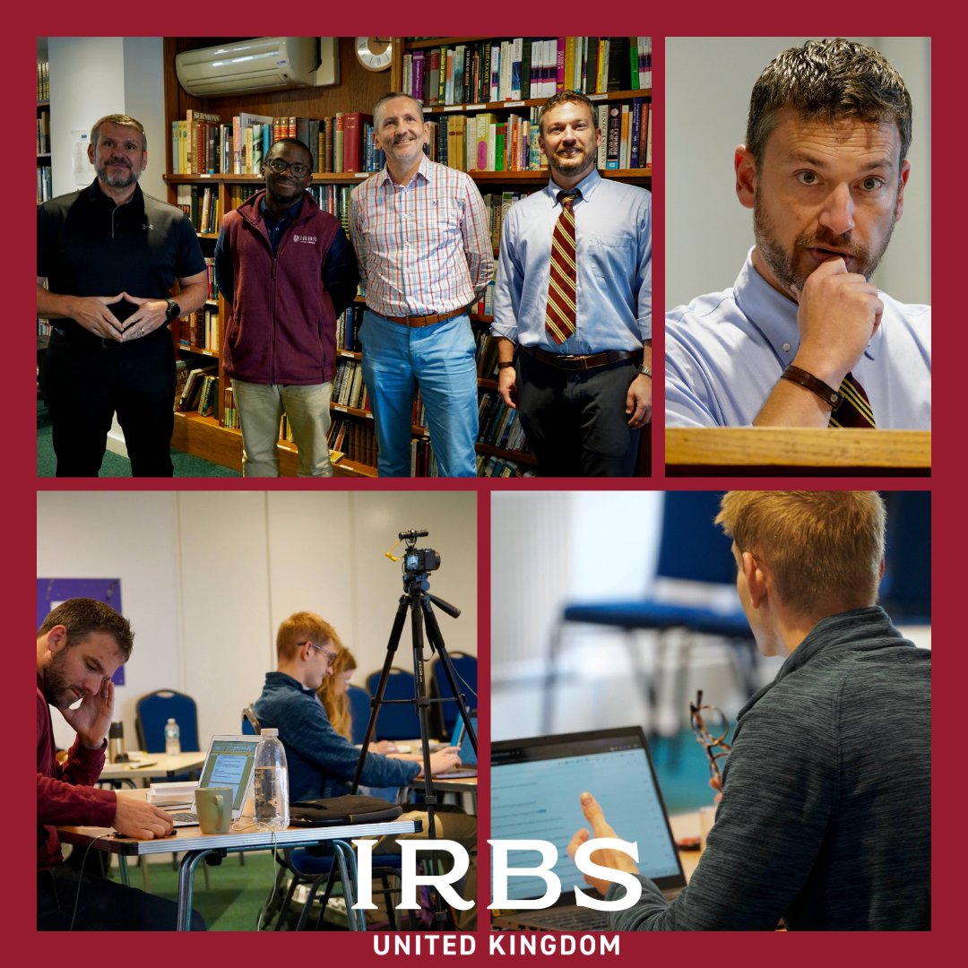 IRBS_1689's tweet image. Brent & Dr. Davidson journeyed over the Atlantic for Pastoral Theology I this week, getting to teach and learn alongside our British brothers in Ramsbottom!