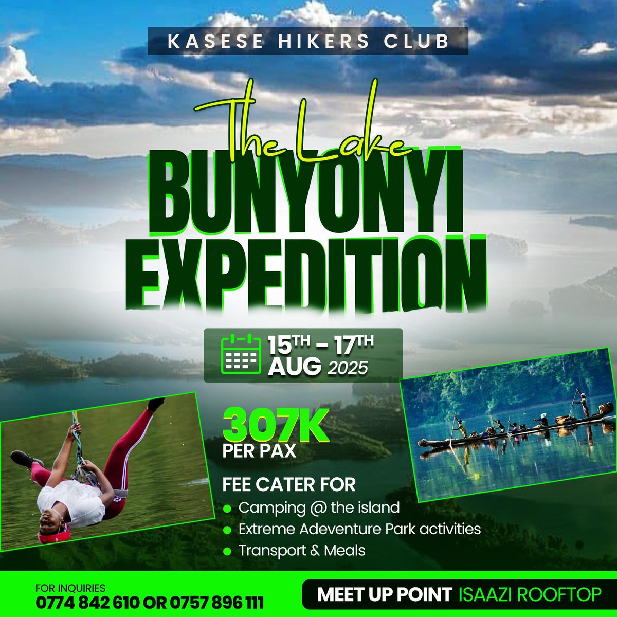 Don’t miss out on Lake Bunyonyi  expedition in August . 

#ExploreUganda