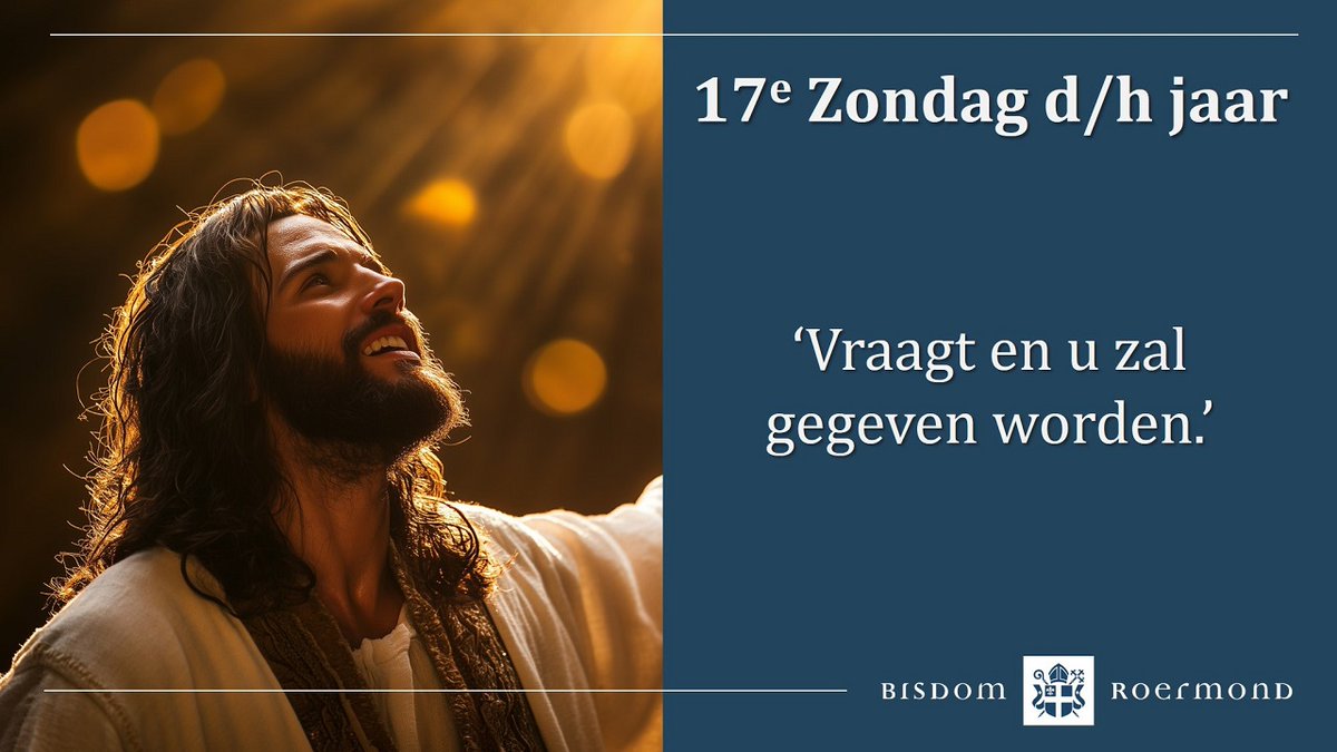 Het is heel makkelijk om direct op te geven als we na een gebed niets ervaren. Maar net als Abraham mogen we vertrouwen: ik geloof in de zon, ook als zij niet schijnt; ik geloof in de liefde, ook als ik haar niet voel. Ik geloof in God, ook als Hij zwijgt. bisdom-roermond.nl/17ezondag2025