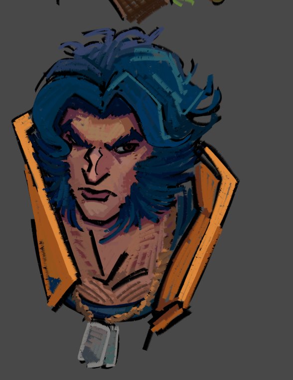 Quick wolverine doodle