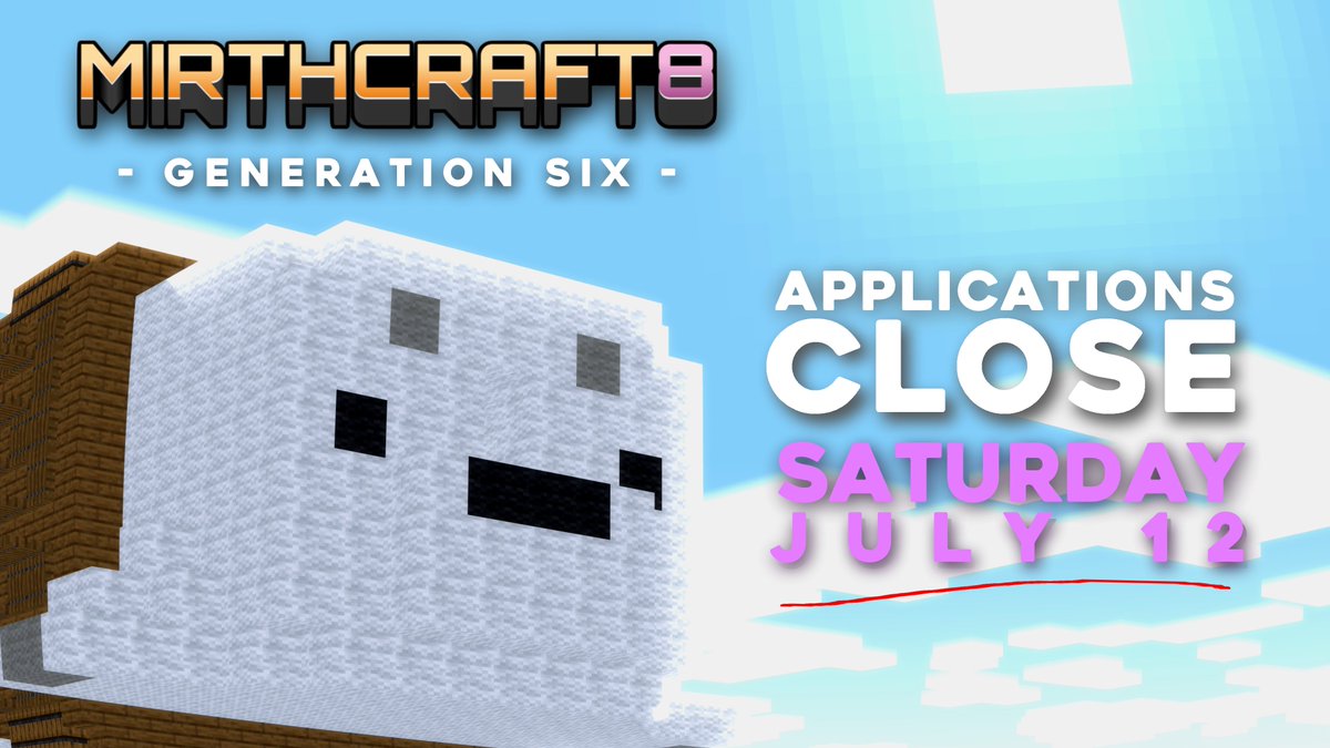 Mirthcraft | 📝 Applications Open! 📝 tweet media