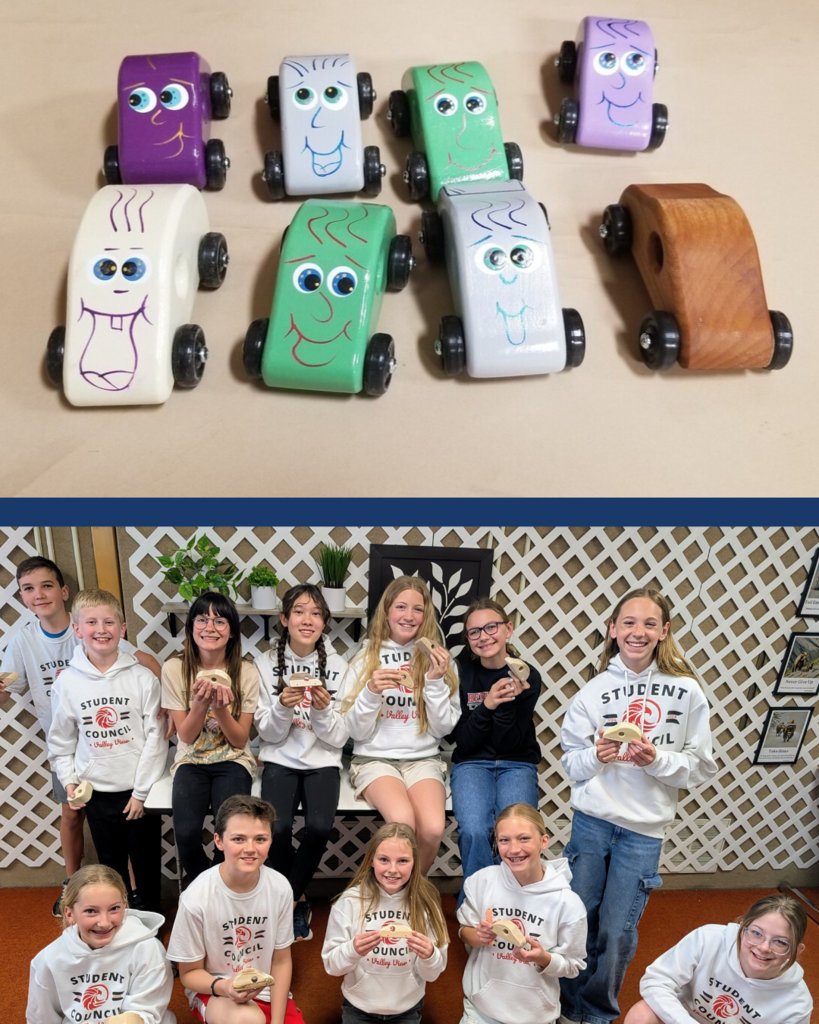 DavisSchools's tweet image. Before the school year ended, Valley View Elementary’s Student Council sanded and oiled 100 wooden toy cars for Tiny Tim's Foundation for Kids, a nonprofit that has delivered more than 1.7 million handmade cars to children in more than 110 countries.

#Every1DSD #ValleyView