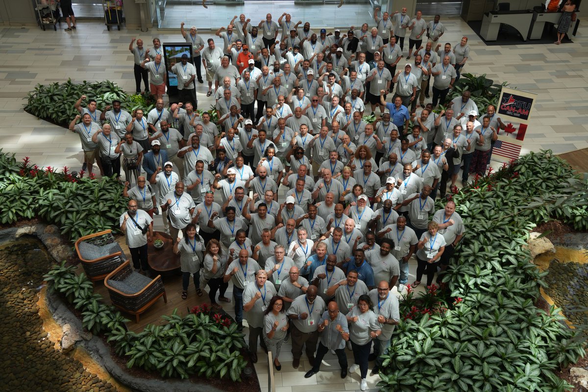 ATUComm's tweet image. Day two of the ATU CAN-AM Conference kicked off today in Orlando, FL, with International President John Costa joining hundreds of ATU leaders who came together, transcending borders to advance our common cause.
Attendees heard from ATU Canada President John Di Nino about Canadian…
