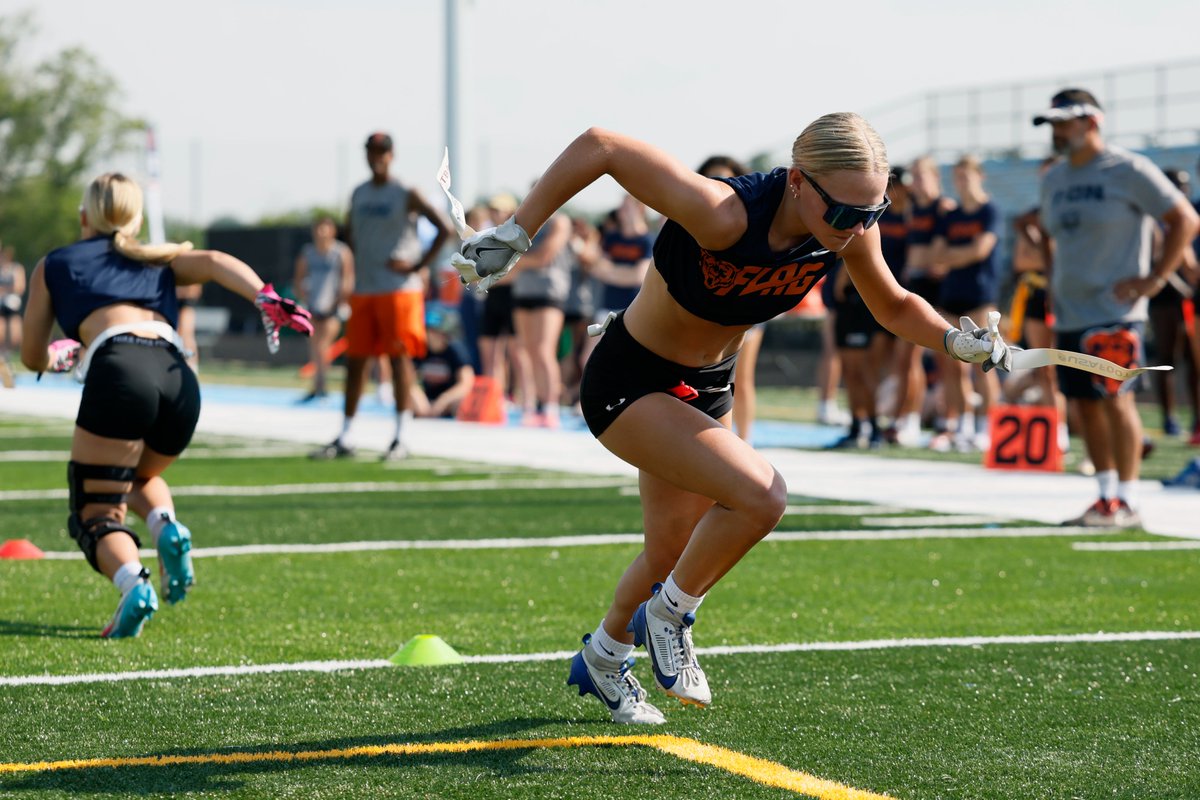 Action shots from Day 2 of our Girls' Flag Football Nike 7s competitions. Congratulations to Willowbrook on taking home the first place trophy! #ThisIsHSFootball