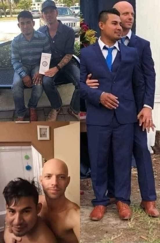 _
Utaaa Compañeres,

Se fue buscando el sueño americano,
—Y terminó casado por la VISA.

#Floreceran... 🌱💞🏳️‍🌈