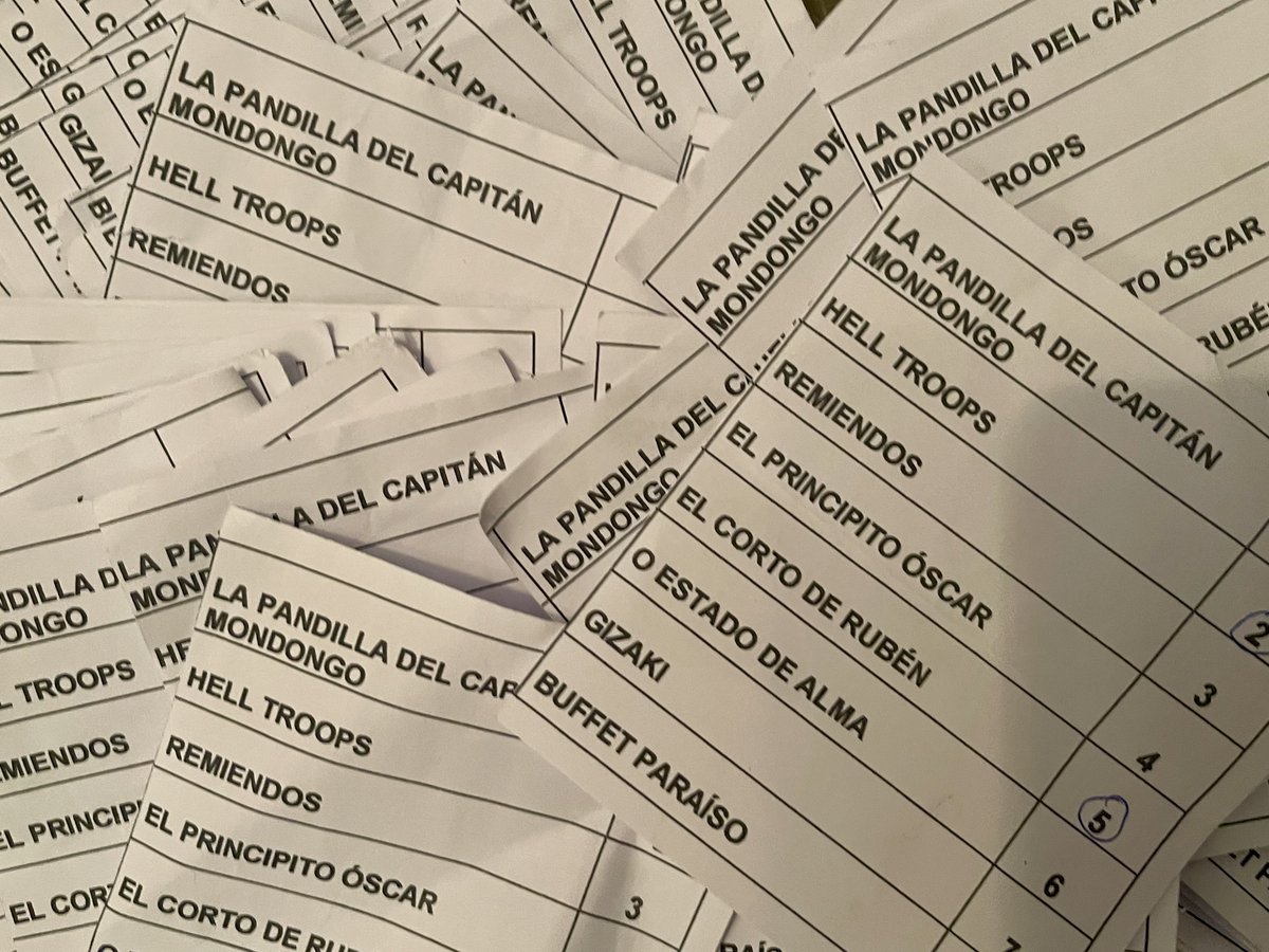 19º Festival Internacional de Cine de Sax. 
Cortos más votados de la 4ª sesión de la Sección Oficial del miércoles 9 de julio:
1) “O estado de Alma” de Sara Naves
2) “El corto de Rubén” de José María Fernández de Vega 
3) “La pandilla del capitán Mondongo” de los Gallego Bros.
