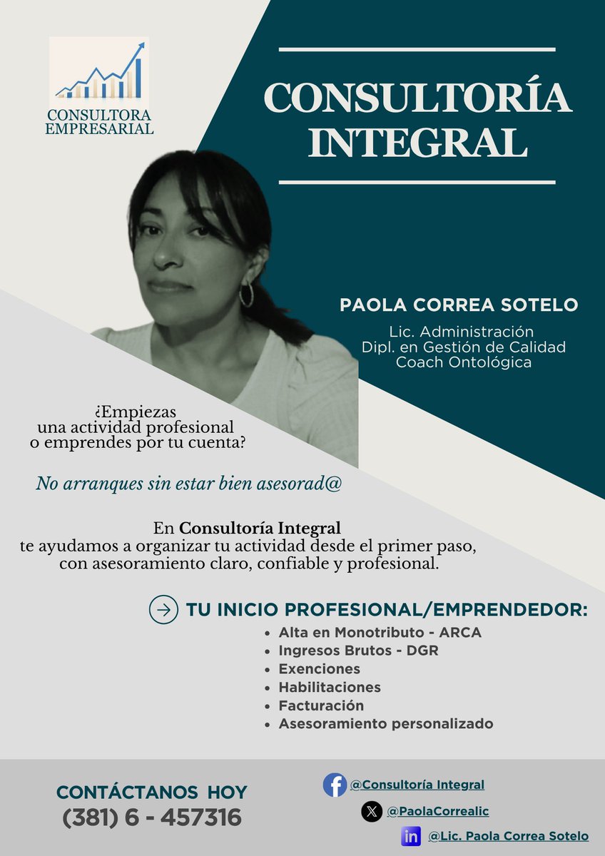 CONSULTORÍA INTEGRAL (@paolacorrealic) on Twitter photo 