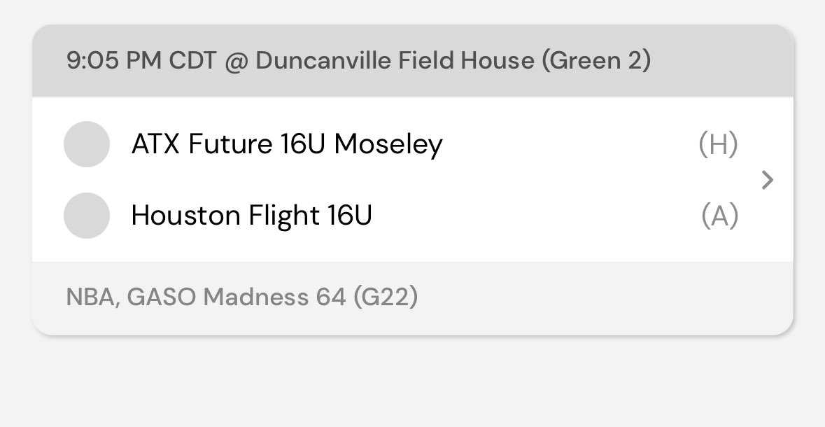 BlakeBrasch08's tweet image. Here is my schedule for this upcoming weekend @TexasHoopsGASO summer championship. @ATXFUTURE1 @CoachKen_Smith @STPointHoops @GASOMass @GASOLyndon @GASOBlue
