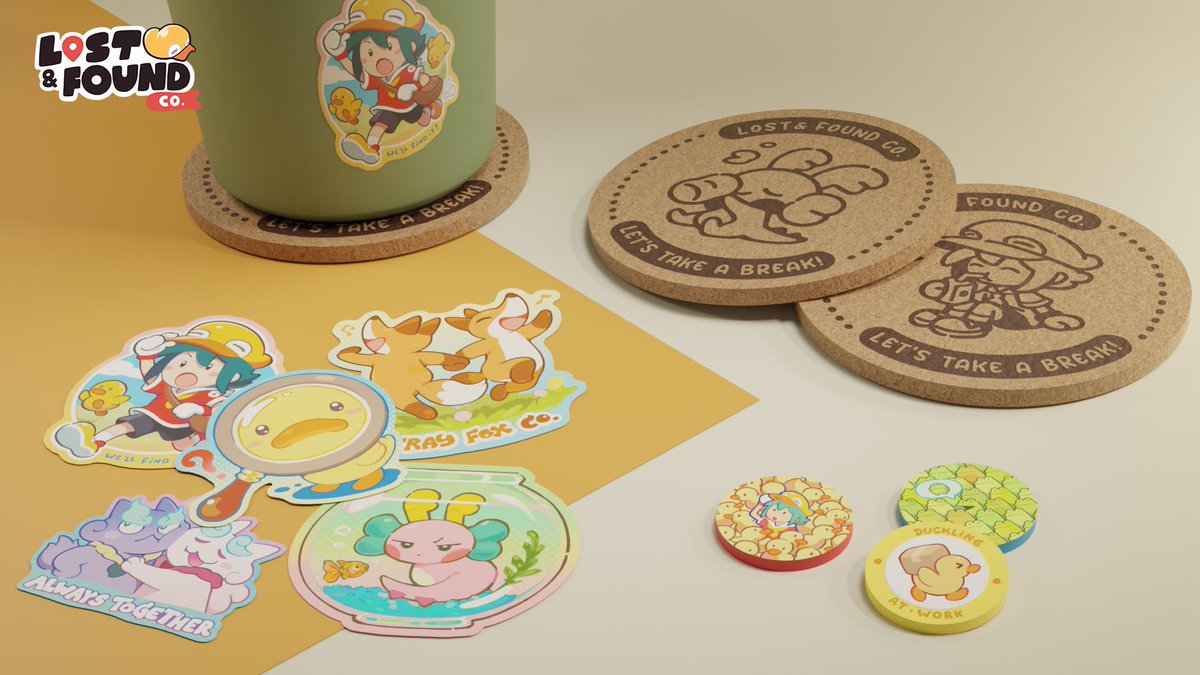 _LostAndFoundCo's tweet image. Lost and Found Co. is heading to Game Fest #3 with exclusive merch! 🐥✨
Here are the super cute lineup, including:
👕 T-Shirts
✨ Stickers
📌 Pins
🍹 Coasters
Find us at the Bit Egg Sponsor Zone, 3rd floor, Fashion Island Hall in Bangkok on July 12th! 💖
#GameFest3 #GF_P3