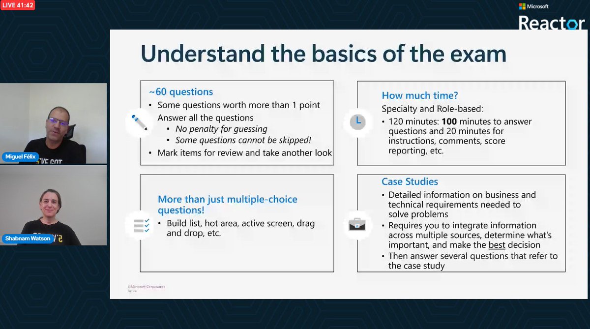 ShbWatson's tweet image. I had a blast presenting today’s “PL-300: Prepare for exam day and open Q&amp;amp;A” session with Miguel Félix

It was great connecting with everyone who&apos;s gearing up for the PL-300 exam. Hope the tips and Q&amp;amp;A helped boost your confidence. #PowerBI #MSLearn

developer.microsoft.com/en-us/reactor/…