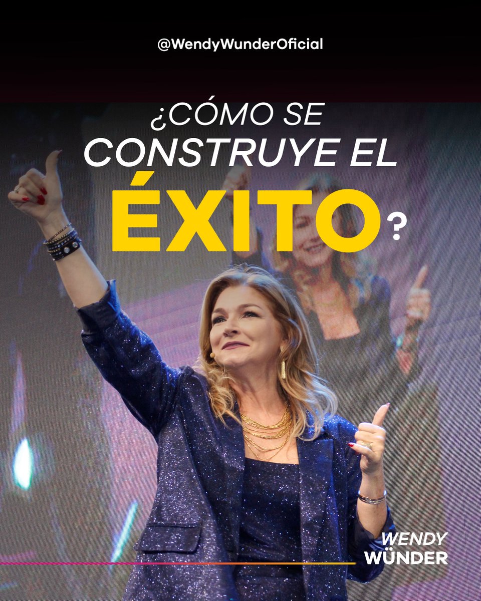 ¿Cómo se construye el éxito?
Con pequeñas acciones diarias, no con grandes promesas.
Es disciplina, mentalidad, estrategia… y mucho coraje.
El éxito no llega de golpe, se construye paso a paso.
#Éxito #MentalidadGanadora #WendyWunder #Disciplina