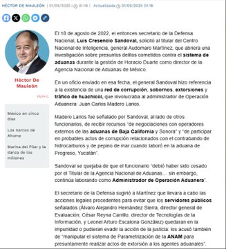 lealppnt's tweet photo. @hdemauleon @El_Universal_Mx Que artículo? este? 
Conste lo voy a leer pero para saber que es lo que no hay que leer. 
No creo el gobierno quiera encubrir o que se de a conocer algún acto de corrupción, ellos son diferentes. https://t.co/gSP868Tn7q
