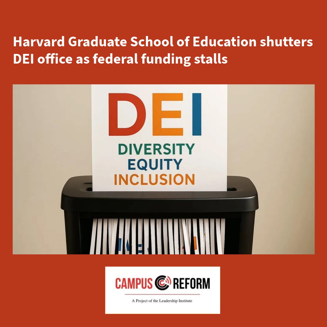 Harvard Graduate School of Education shutters DEI office as federal funding stalls

Link in bio or read the story at bit.ly/44UDSyA

#harvard #dei #campusreform