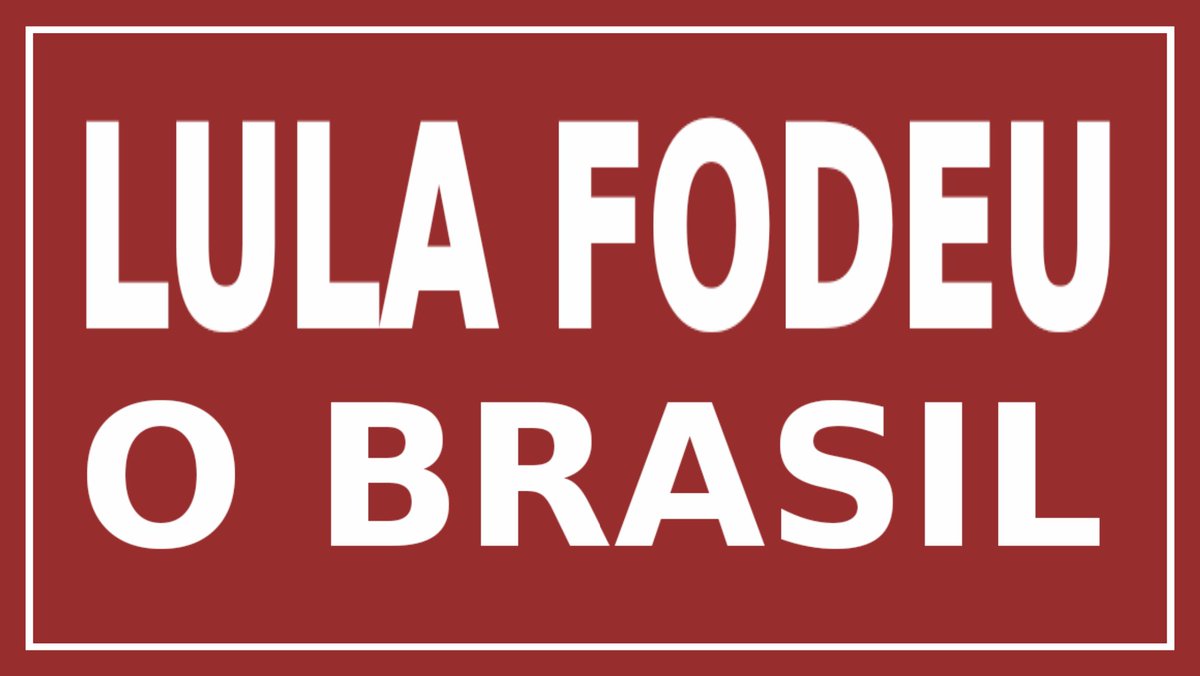 RTdoBrasil's tweet photo. CULPA DO LULA
TARIFA DO LULA
CHEGA DE DITADURA https://t.co/5e2mqft85F