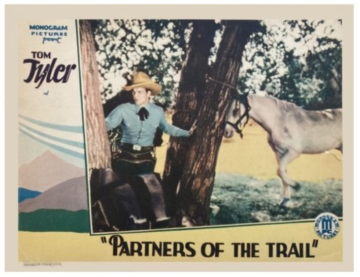 Aventuras de Tom Tyler (@aventurasdetom) on Twitter photo A lobby card for "Partners of the Trail" (1931) starring Tom Tyler. A lost Monogram Pictures western.
#TomTyler #western #MonogramPictures A lobby card for "Partners of the Trail" (1931) starring Tom Tyler. A lost Monogram Pictures western.
#TomTyler #western #MonogramPictures