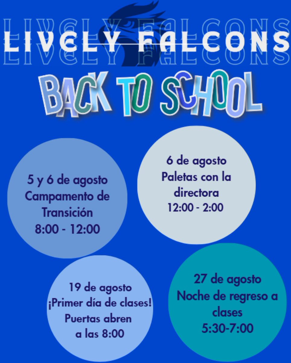 Melissa Rodriguez (@directorammr) on Twitter photo We look forward to seeing our <a href="/LivelyFalcons/">Lively Falcons</a> in a few weeks! We miss you 🫶🏼<a href="/AustinISD/">Austin ISD</a> <a href="/Secondary_AISD/">AISD Secondary School Leadership</a> We look forward to seeing our <a href="/LivelyFalcons/">Lively Falcons</a> in a few weeks! We miss you 🫶🏼<a href="/AustinISD/">Austin ISD</a> <a href="/Secondary_AISD/">AISD Secondary School Leadership</a>
