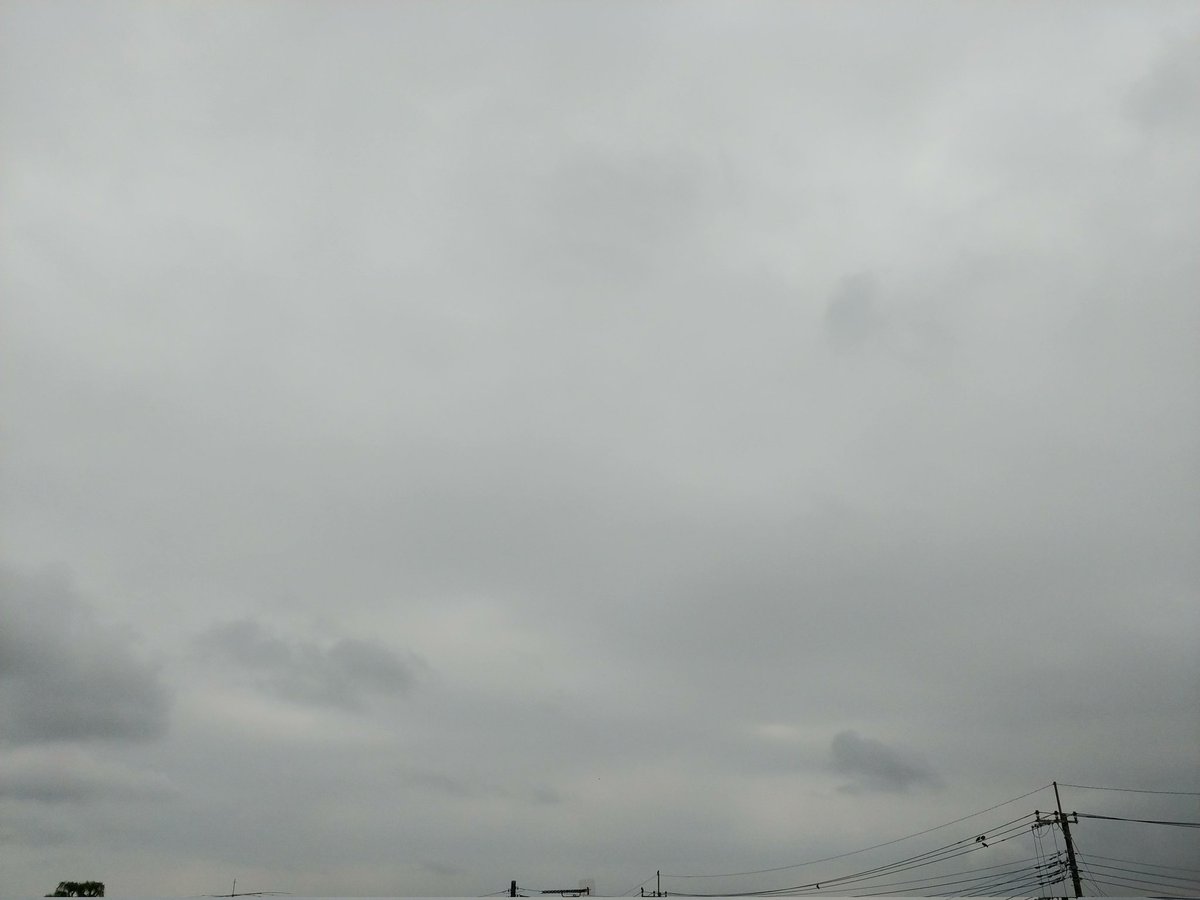 tompeko383912's tweet image. おはようございます☁️29.7℃
湿度が高くて蒸し暑い
熱中症対策しっかりと
#イマソラ