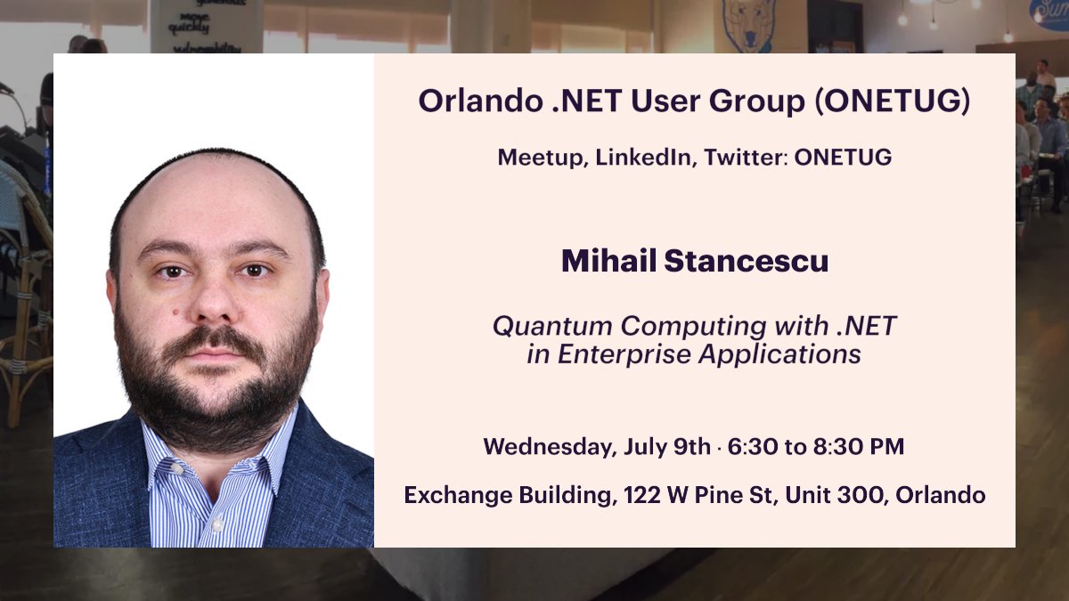Orlando .NET User Group (ONETUG)🌴 tweet media