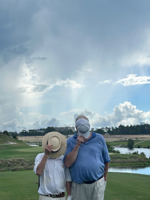 It's Grande Dunes Resort Course in Myrtle Beach with my new X friend @I Ride or Die with MY BUFFALO BILLS.
Course in great shape, greens smooth and quick enough at 10. He played well and would have broken 80 if not for his putter. UCPGA had a good day of ball striking- and