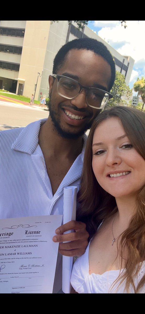 Congratulations to these two, the last little Lallmann is no longer a Lallmann. I love you both ❤️ 
<a href="/TannerLallmann/">Tanner Lallmann</a> 💍