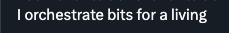 0xWolfDev's tweet photo. Will probably need to change this to "I orchestrate agents for a living" in the coming months https://t.co/k5FBVawCUb