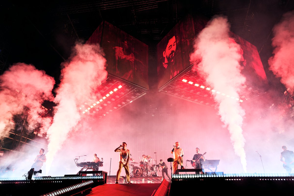 linkinpark's tweet image. Deutsche Bank Park. Frankfurt, Germany. July 8th - Night 1.