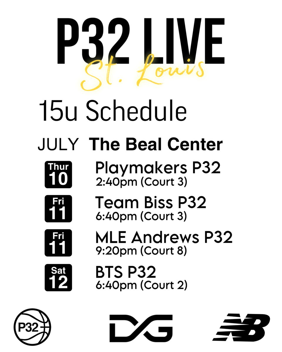 Catch our guys in St. Louis at the <a href="/p32league/">P32 League</a> this weekend. <a href="/AntwonSBrown/">Antwon S Brown</a>