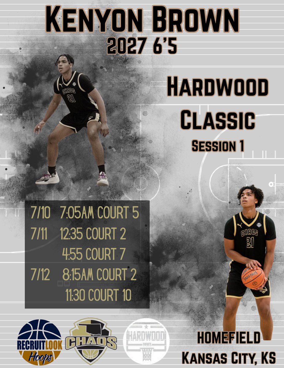 Kenyon “KB” Brown (@keny0nbr0wn) on Twitter photo Schedule for this weekend at <a href="/RL_Hoops/">RecruitLook Hoops</a>
<a href="/DeAngeloAnder10/">Oklahoma Chaos Hoops_Elite</a> <a href="/SpinMoveMook/">courtvision #iball</a> <a href="/CoachNoel10/">Torey Noel 🏀</a> Schedule for this weekend at <a href="/RL_Hoops/">RecruitLook Hoops</a>
<a href="/DeAngeloAnder10/">Oklahoma Chaos Hoops_Elite</a> <a href="/SpinMoveMook/">courtvision #iball</a> <a href="/CoachNoel10/">Torey Noel 🏀</a>
