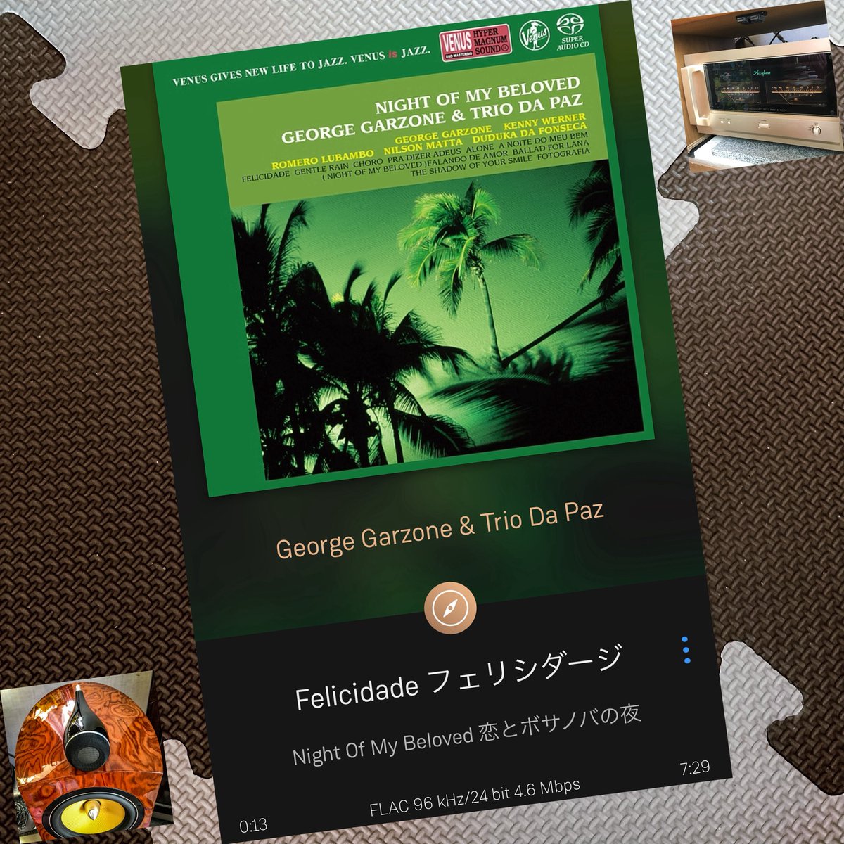 busso156's tweet photo. おはようございます😊
Night Of My Beloved / George Garzone & Trio Da Pazを聴いてます🎷
#GeorgeGarzone
#TrioDaPaz
#Accuphase
#BowersWilkins https://t.co/clR7HQCiVY