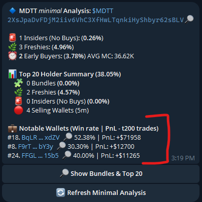 Our scanners work for all launchpads. Jup, Bonk, Believe, Pump. Whatever your flavor. 

Our data is truly unique - a good example is our notable wallet feature which gives you the top 3 wallets with highest PNL (regardless of winrate) out of their last 200 most recent trades.