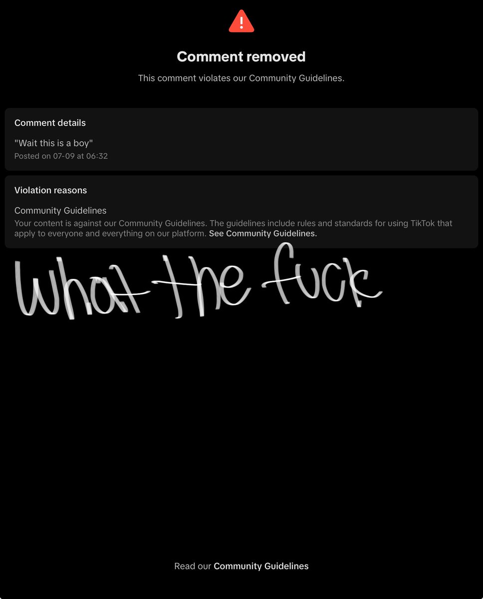 TeaAltt's tweet image. TikTok’s moderation is fucking horrible