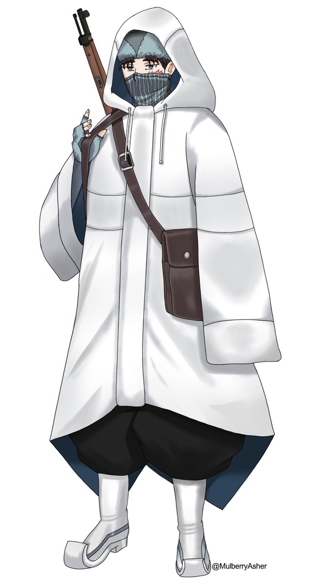 MulberryAsher's tweet photo. Introducing ★5 (SSR) シモ・ヘイヘ妄想 [FGO - Fanservant] Archer Simo Häyhä, the greatest sniper, for being the deadliest sniper in Finland History!

“Simo Häyhä, the man who became death itself. The man became the bringerer for his homeland.”
#FGO️ #FateGrandOrder #KLIDGEART https://t.co/TzOJONP98x