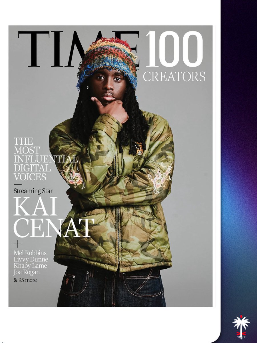 Born to Haitian and Trinidadian parents in Brooklyn, Kai Cenat rises as a global Twitch powerhouse, number one streamer in the World and now TIME100 debut cover star. 

Kai Cenat’s story is one of resilience, vision, and cultural resonance.

His high‑profile collaborations, and
