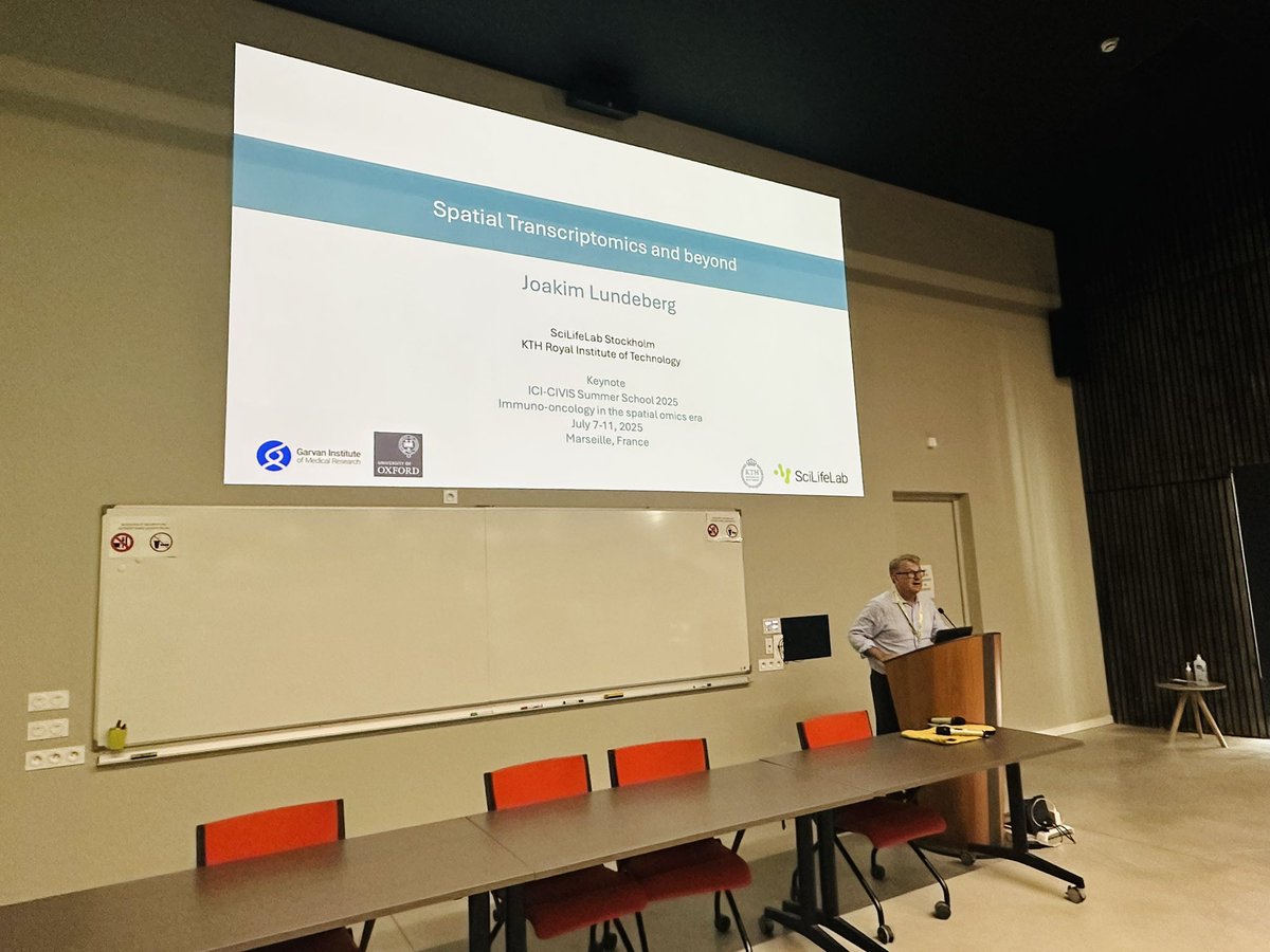 RongFan8's tweet image. Marseille 🇫🇷 — Came for the Mediterranean Sea, but mainly in the beautiful mountains 😀. Truly honored to give back-to-back keynotes with spatial transcriptomics pioneer Prof. Joakim Lundeberg. Amazing student energy! Also visited CIML, almost turning 50 years! 🔬✨ impressive!!!