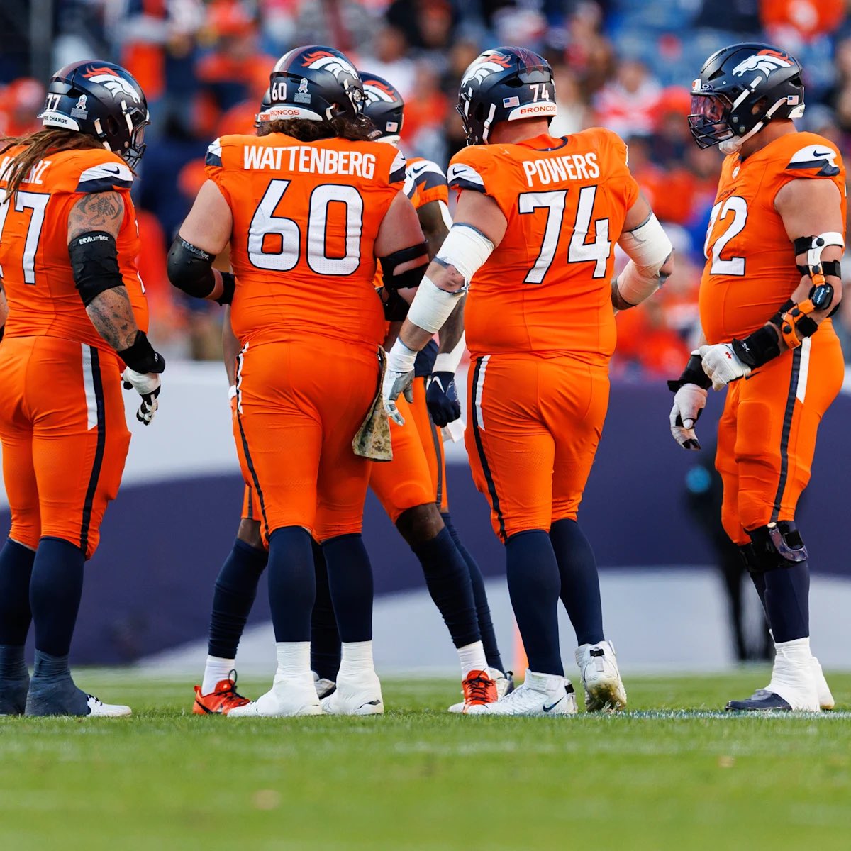 PFF ranked the best offensive lines heading into the 2025 season and they have the Broncos at ranked second, right behind the Eagles 💪 

#BroncosCountry